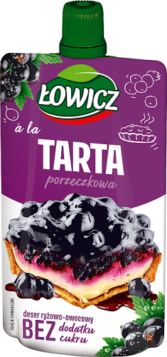 Łowicz Deser ryżowo-owocowy a'la tarta porzeczkowa 100 g