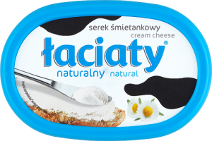 Łaciaty Serek śmietankowy naturalny 135 g