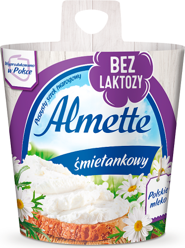 Almette Puszysty serek twarogowy śmietankowy bez laktozy 150 g