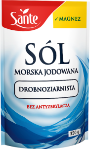 Sante Sól morska jodowana drobnoziarnista 350 g