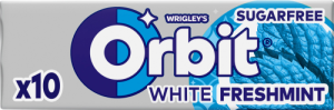 Orbit White Freshmint Guma do żucia bez cukru 14 g (10 drażetek)