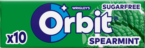 Orbit Spearmint Guma do żucia bez cukru 14 g (10 drażetek)