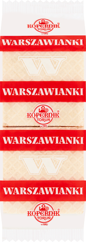 Kopernik Warszawianki Wafle przekładane kremem mlecznym 80 g